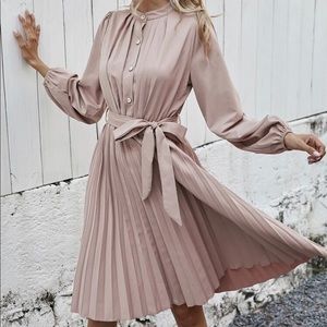 Shirt Dress - Dusty Pink